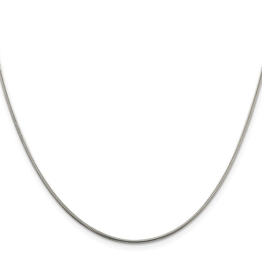 Sterling Silver 1.5mm Snake ChainQSN045