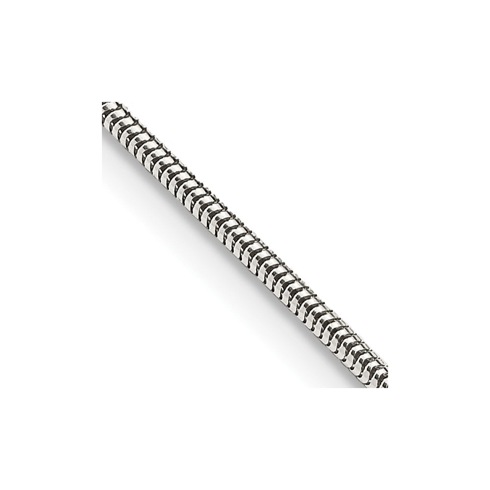 Sterling Silver 1.5mm Round Snake ChainQSNL045