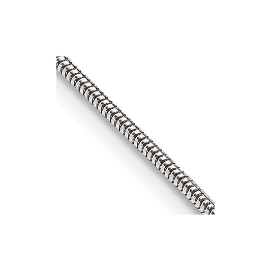 Sterling Silver 1.5mm Round Snake ChainQSNL045