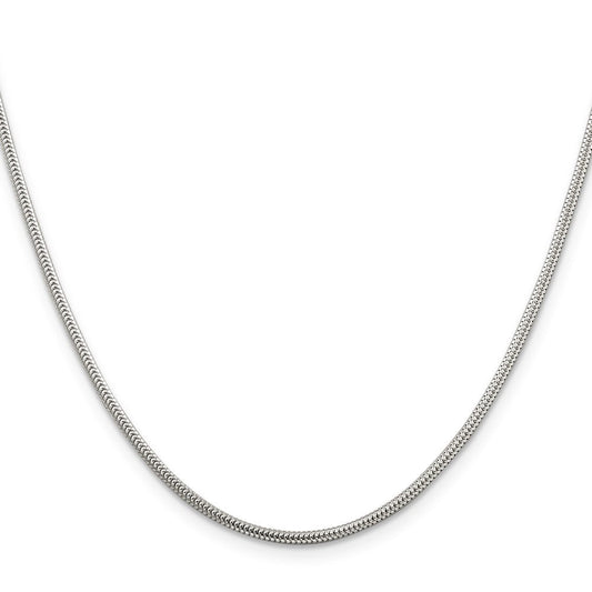 Sterling Silver 1.6mm Round Snake ChainQSNL050