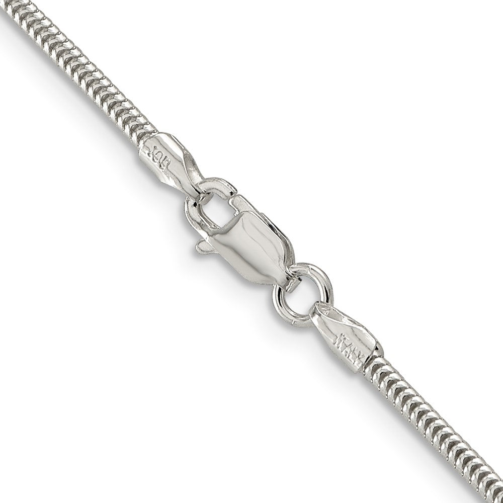 Sterling Silver 1.6mm Round Snake ChainQSNL050