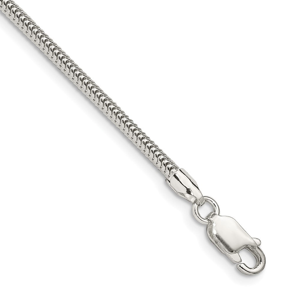Sterling Silver 2.5mm Round Snake Chain QSNL065-8