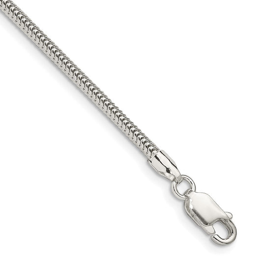 Sterling Silver 2.5mm Round Snake Chain QSNL065-8