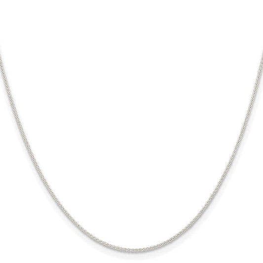 Sterling Silver 1mm Round Spiga ChainQSP025