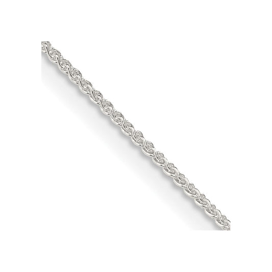 Sterling Silver 1mm Round Spiga ChainQSP025