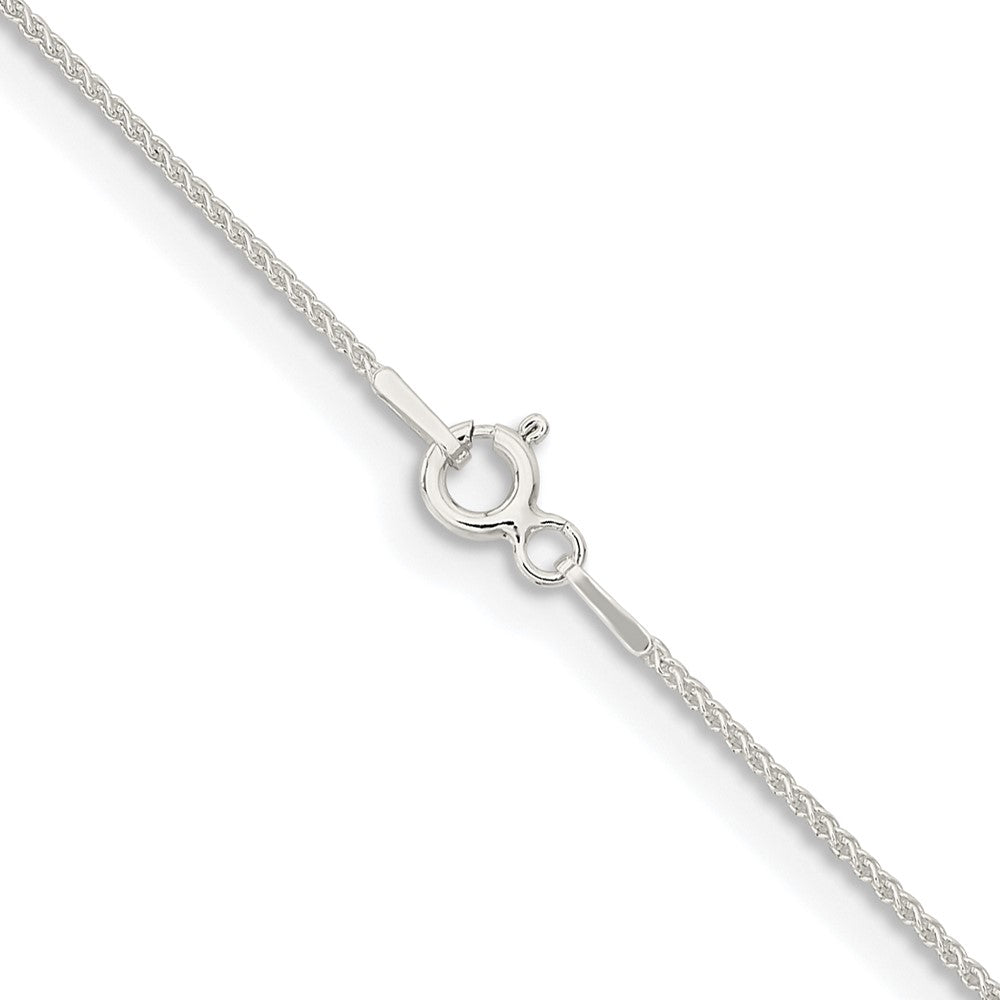 Sterling Silver Rhodium-plated 1mm Round Spiga ChainQSP025R