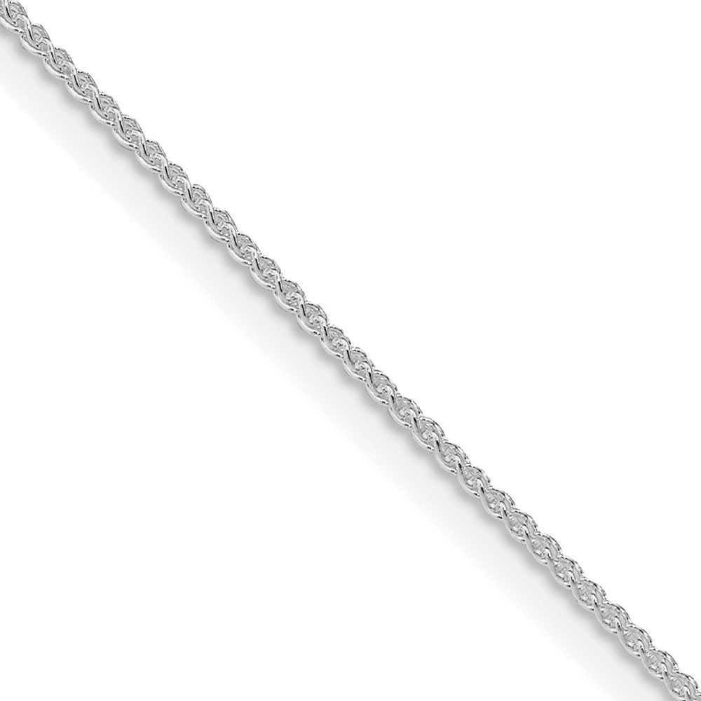 Sterling Silver Rhodium-plated 1mm Round Spiga ChainQSP025R