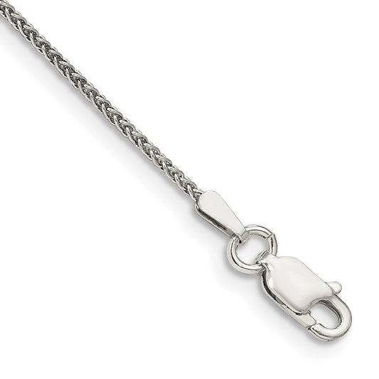 Sterling Silver 1.25mm Round Spiga Chain QSP030-8