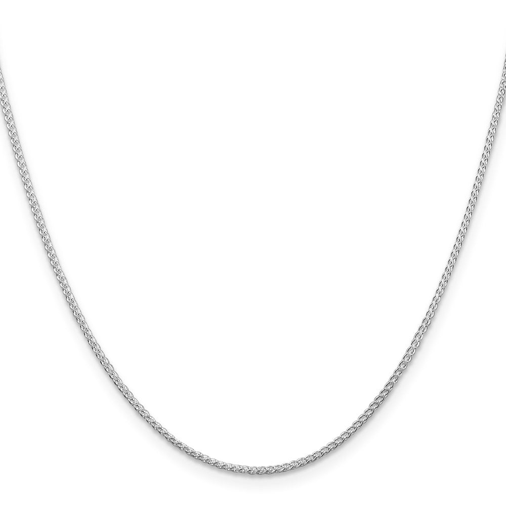 Sterling Silver Rhodium-plated 1.25mm Round Spiga ChainQSP030R