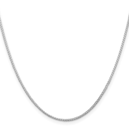 Sterling Silver Rhodium-plated 1.25mm Round Spiga ChainQSP030R