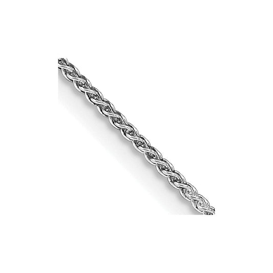 Sterling Silver Rhodium-plated 1.25mm Round Spiga ChainQSP030R