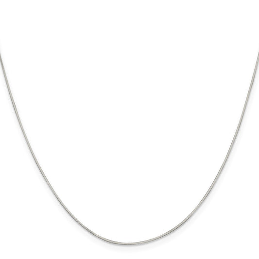 Sterling Silver .7mm Square Snake ChainQSQ020
