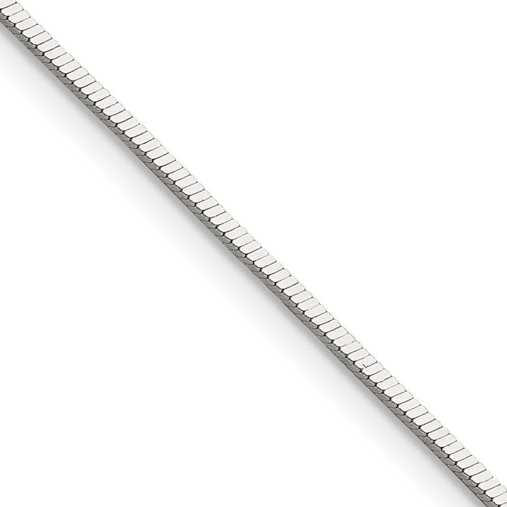 Sterling Silver Polished 1.15mm Square Snake ChainQSQ035