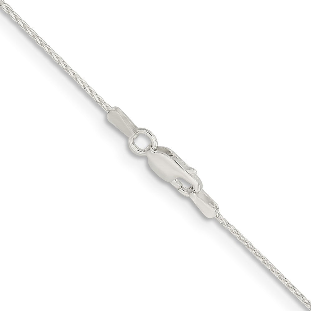 Sterling Silver .95mm Diamond-cut Round Spiga ChainQSR030