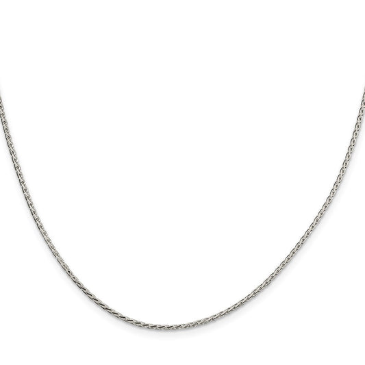 Sterling Silver 1.7mm Diamond-cut Round Spiga ChainQSR050