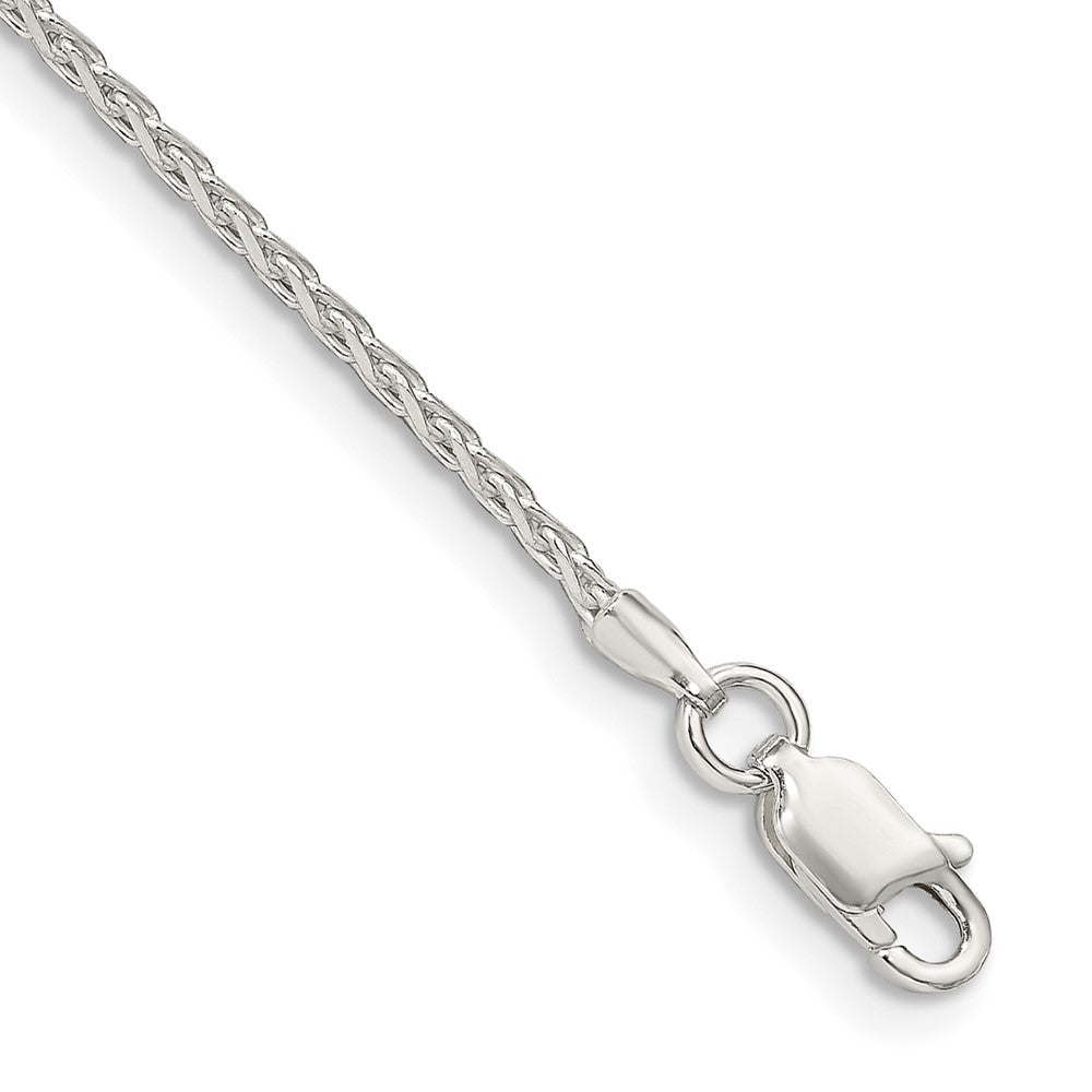 Sterling Silver 1.7mm Diamond-cut Round Spiga Chain QSR050-8