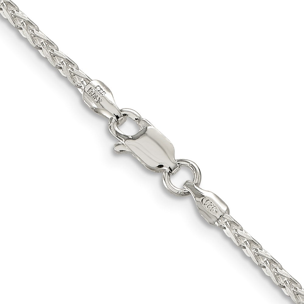Sterling Silver 2.15mm Diamond-cut Round Spiga ChainQSR060