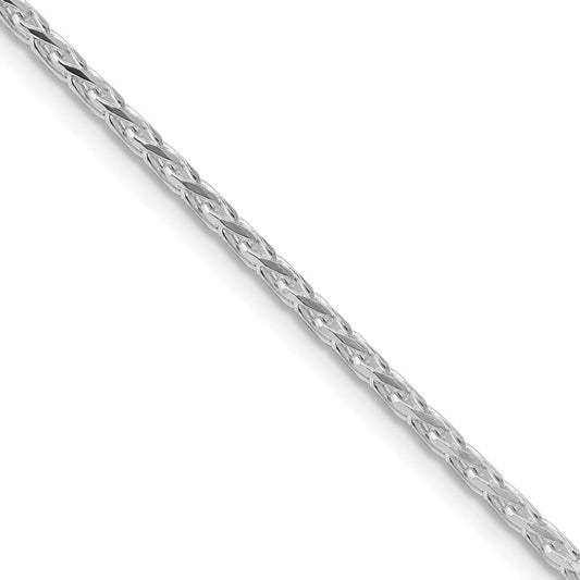 Sterling Silver Rhodium-plated 2.15mm Diamond-cut Round Spiga ChainQSR060R