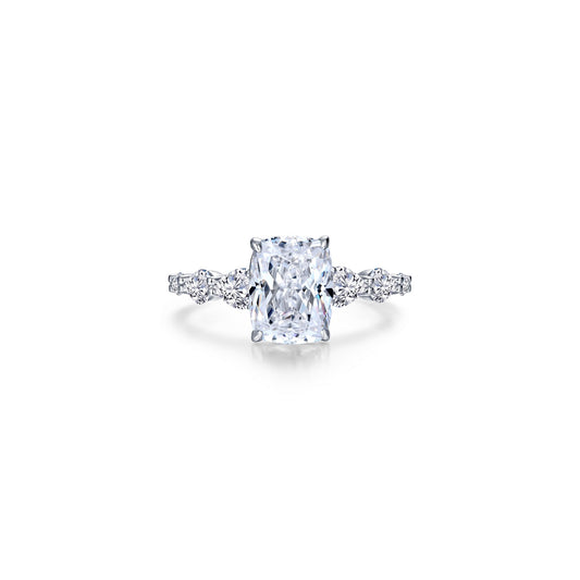 Lafonn 4.81 CTW Cushion-Cut Solitaire Ring