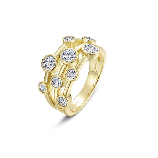 Lafonn Bubble Cluster Bezel Ring