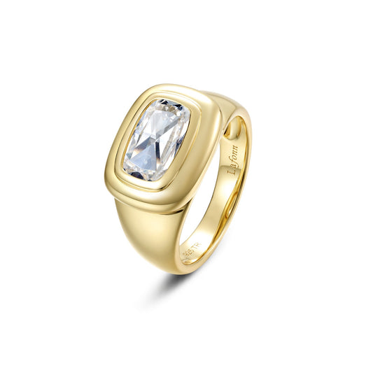 Lafonn Double Bezel Signet Ring