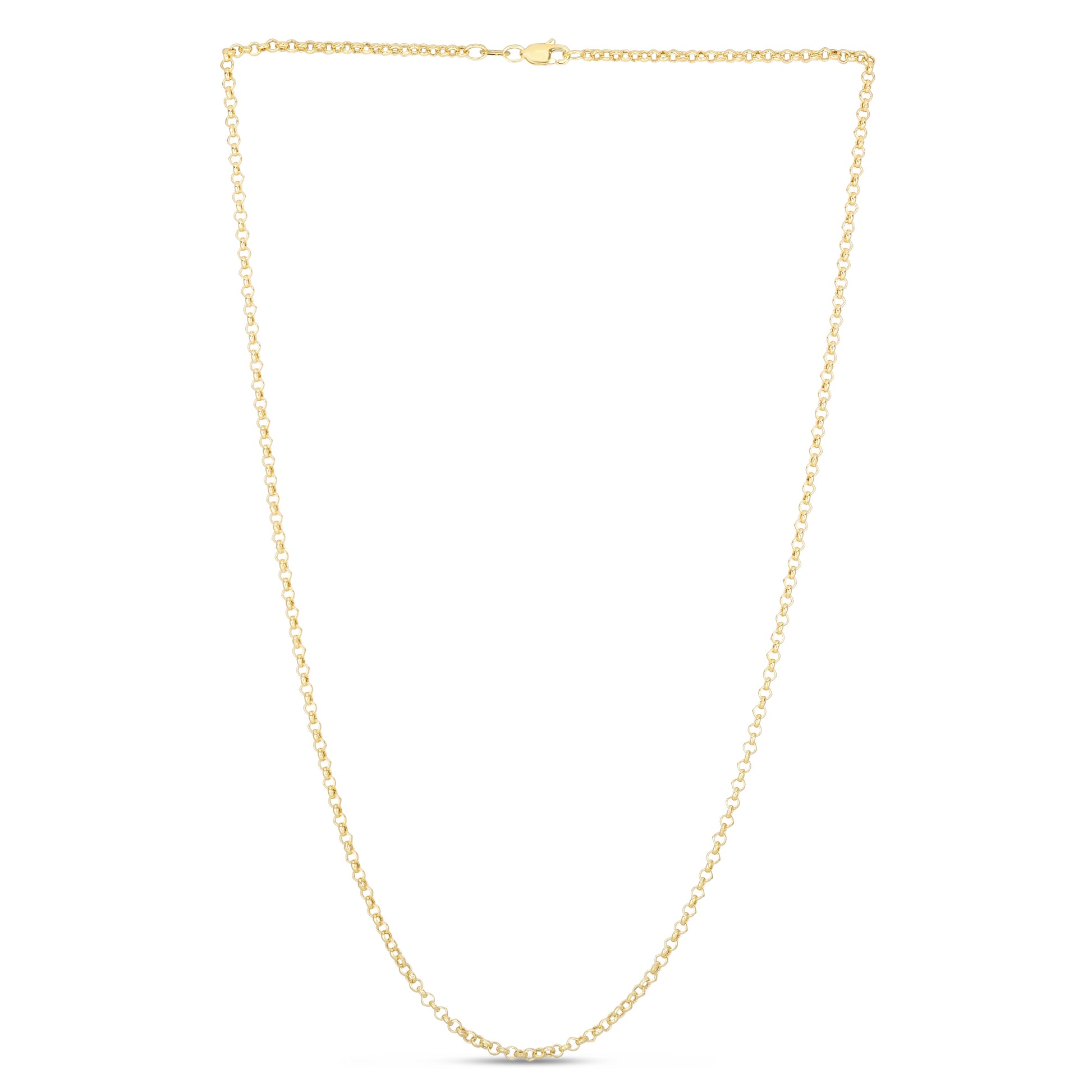 Royal Chain 14K Gold 2.5mm Lite Rolo Chain R100