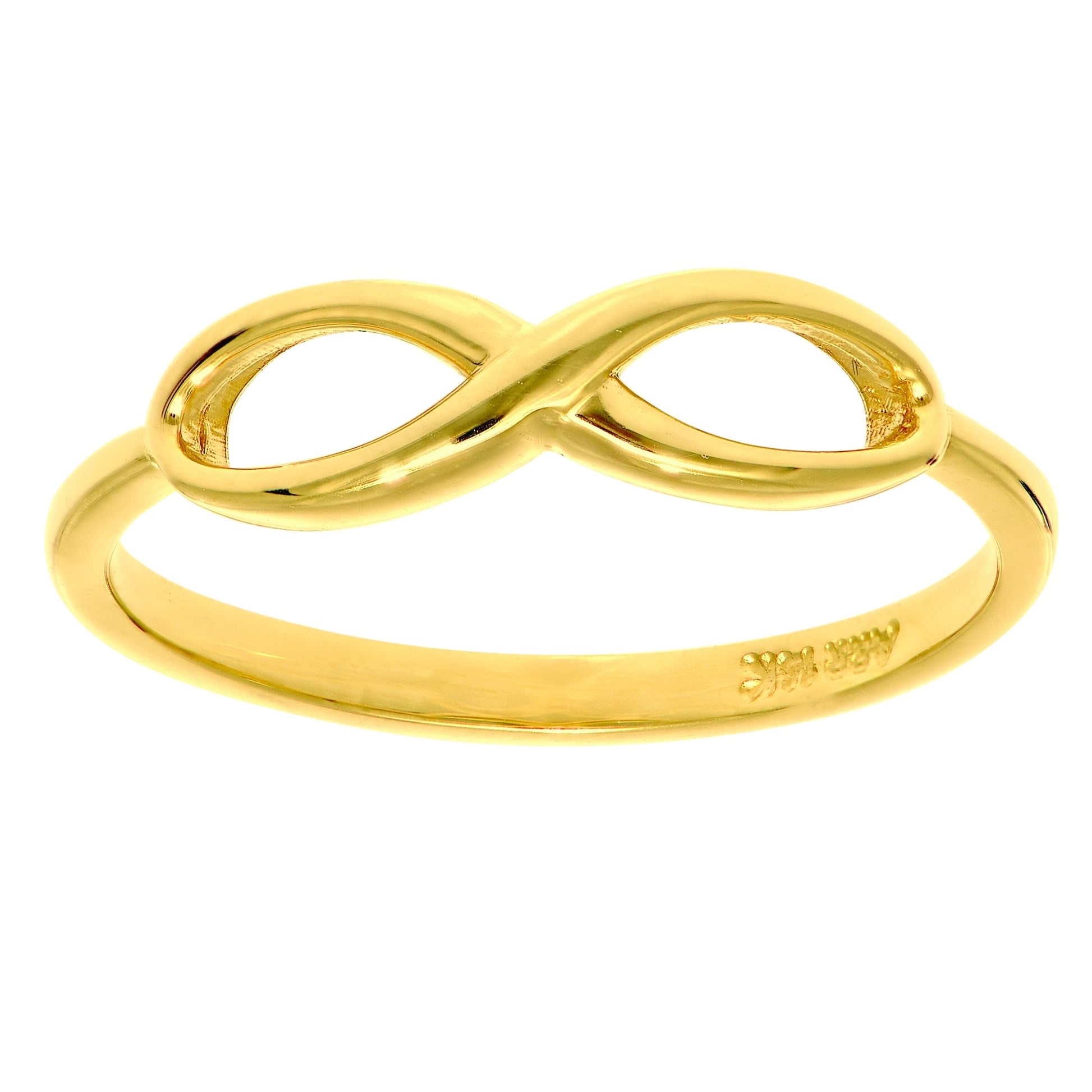Royal Chain 14K Gold Polished Infinity Ring R1450