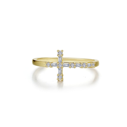 Lafonn Eden Baguette Cross Ring