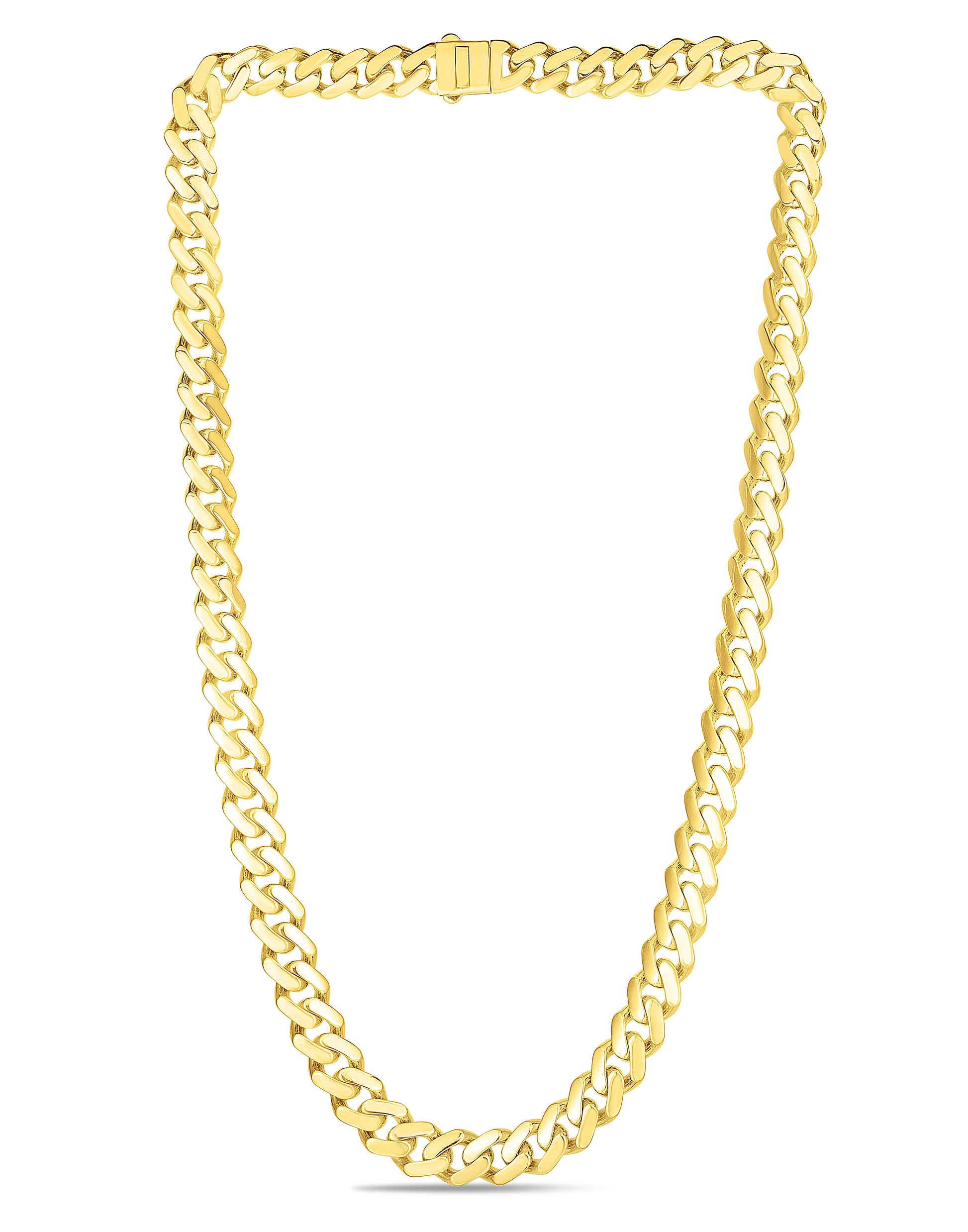 Royal Chain 14K Gold 22" 9.5mm Lite Miami Cuban Chain RC10336