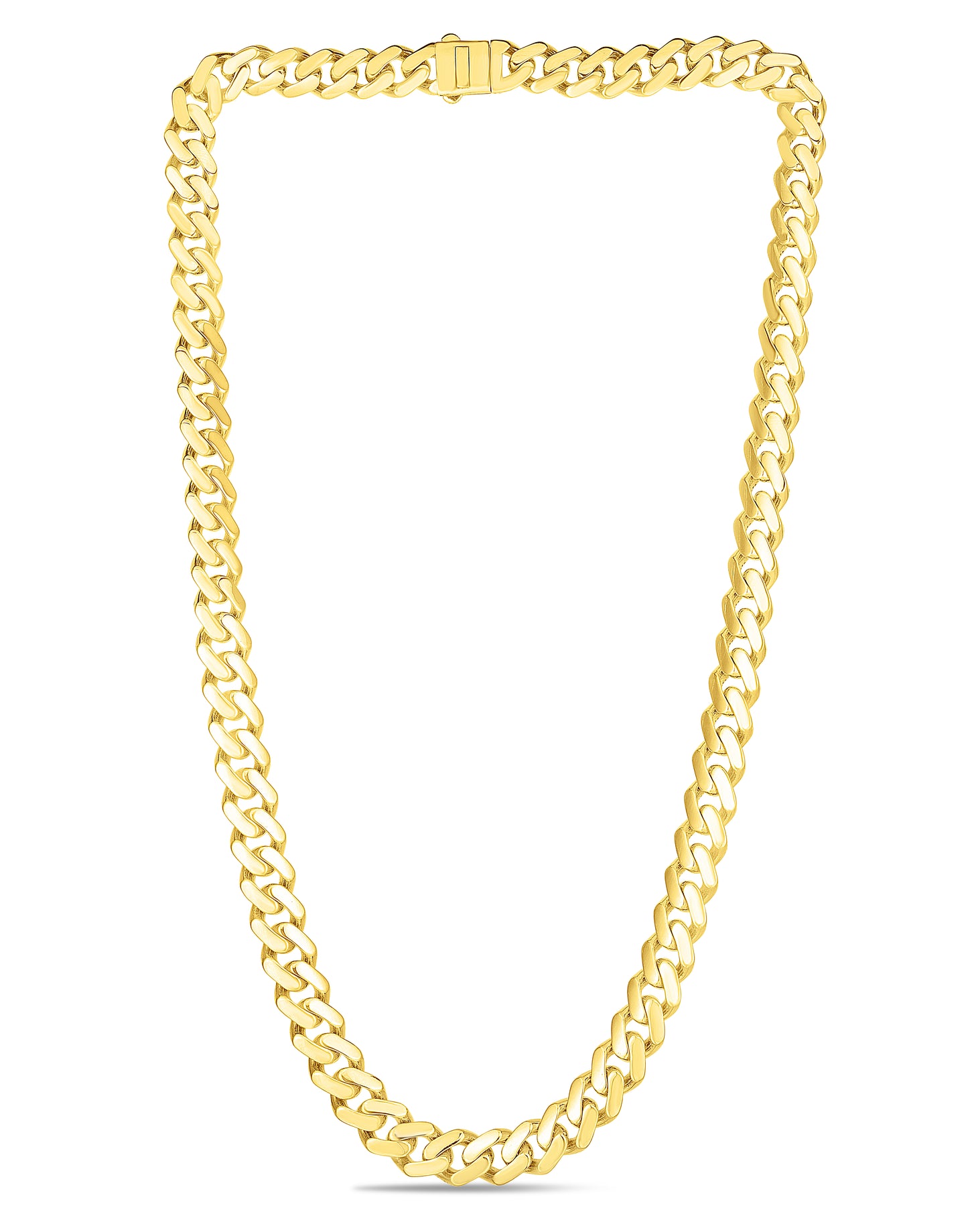 14K Gold 22" 9.5mm Lite Miami Cuban Chain