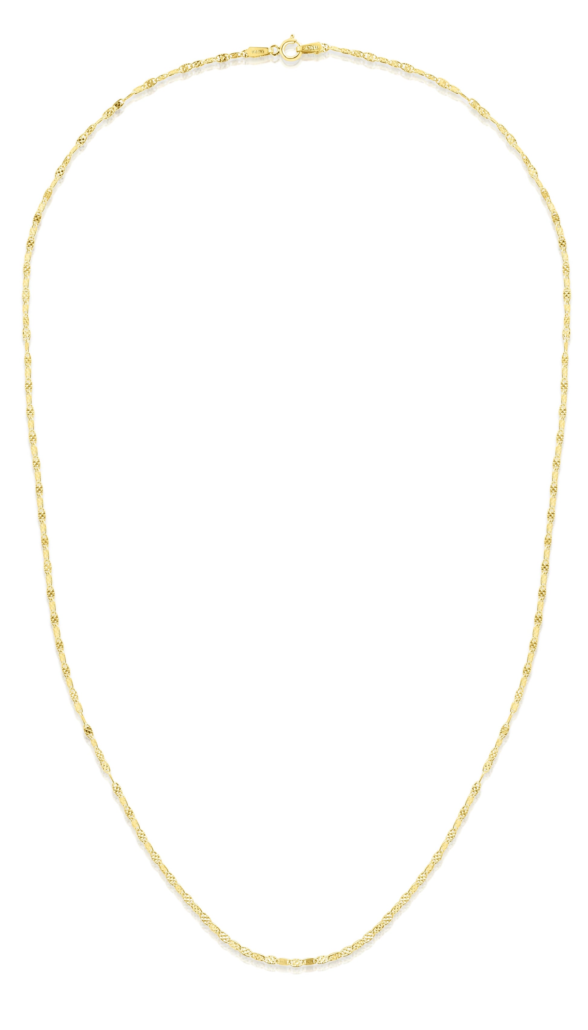 Royal Chain 14K Gold 1.7mm Sparkle Valentino Chain RC11247