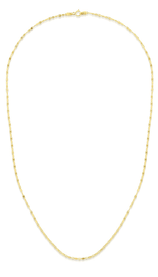 Royal Chain 14K Gold 1.7mm Sparkle Valentino Chain RC11247