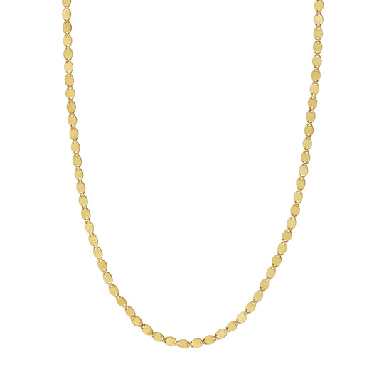 Royal Chain 14K Gold 2.2mm Oval Mirror Link Chain RC11508