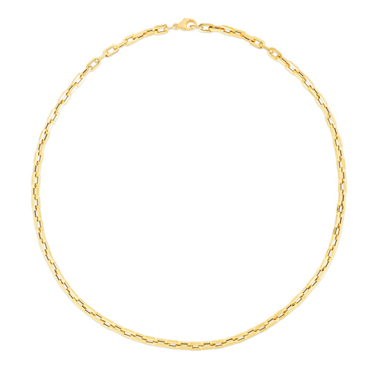 Royal Chain 14K Corto Link Paperclip Chain Necklace RC13350