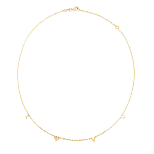 Royal Chain 14K LOVE Necklace RC13363
