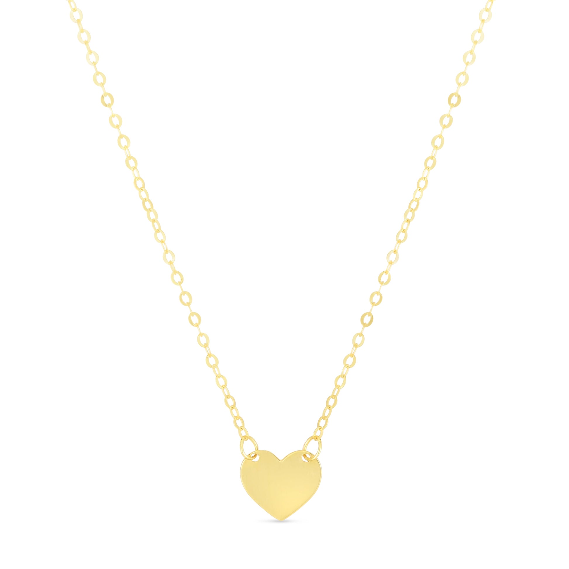 Royal Chain 14K Yellow Mini Heart Pendant RC13629