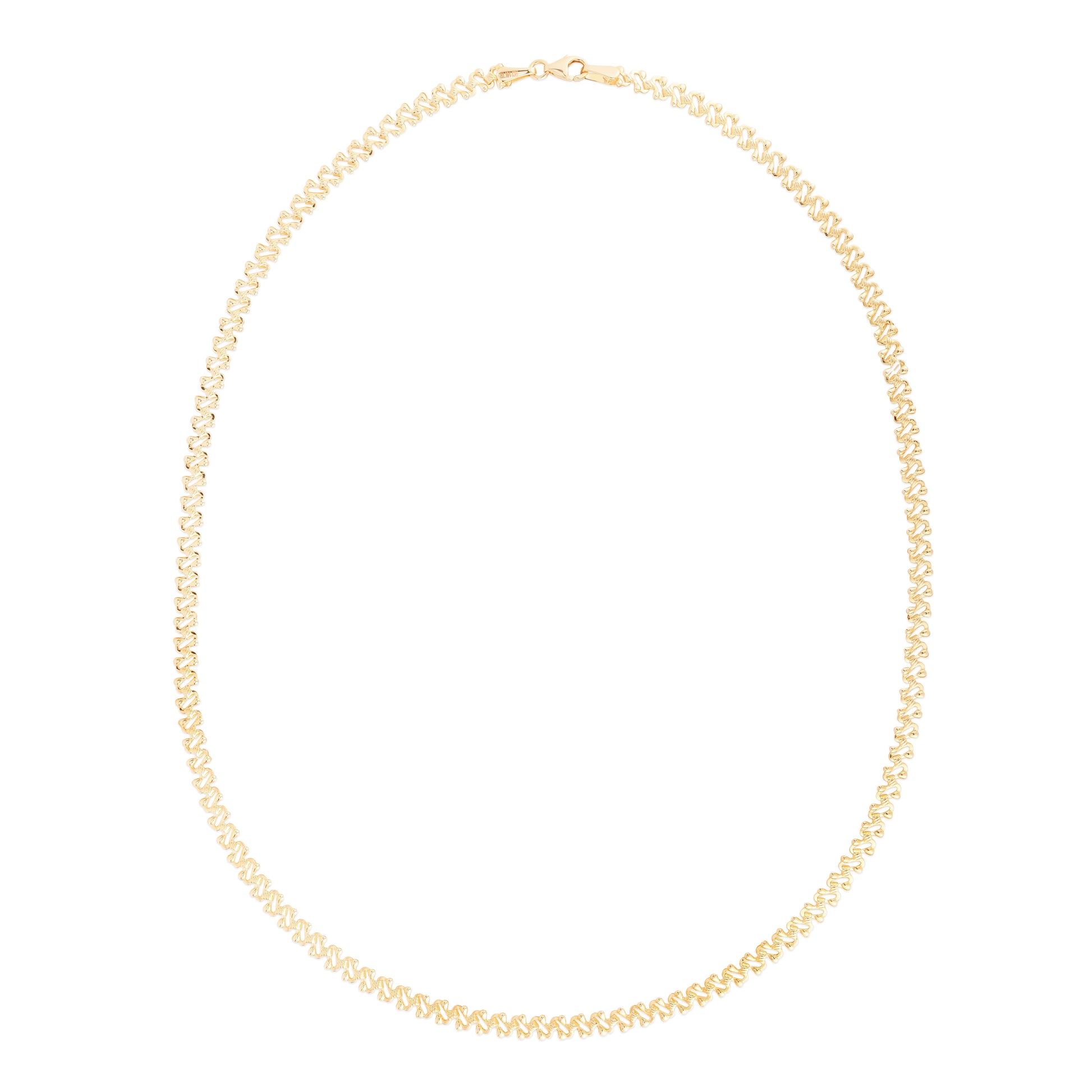 Royal Chain 14K Gold Textured Fancy Chain RC13718