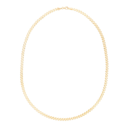 Royal Chain 14K Gold Textured Fancy Chain RC13718