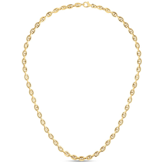 Royal Chain 14K Puffed 5.4mm Mariner Bracelet RC13984