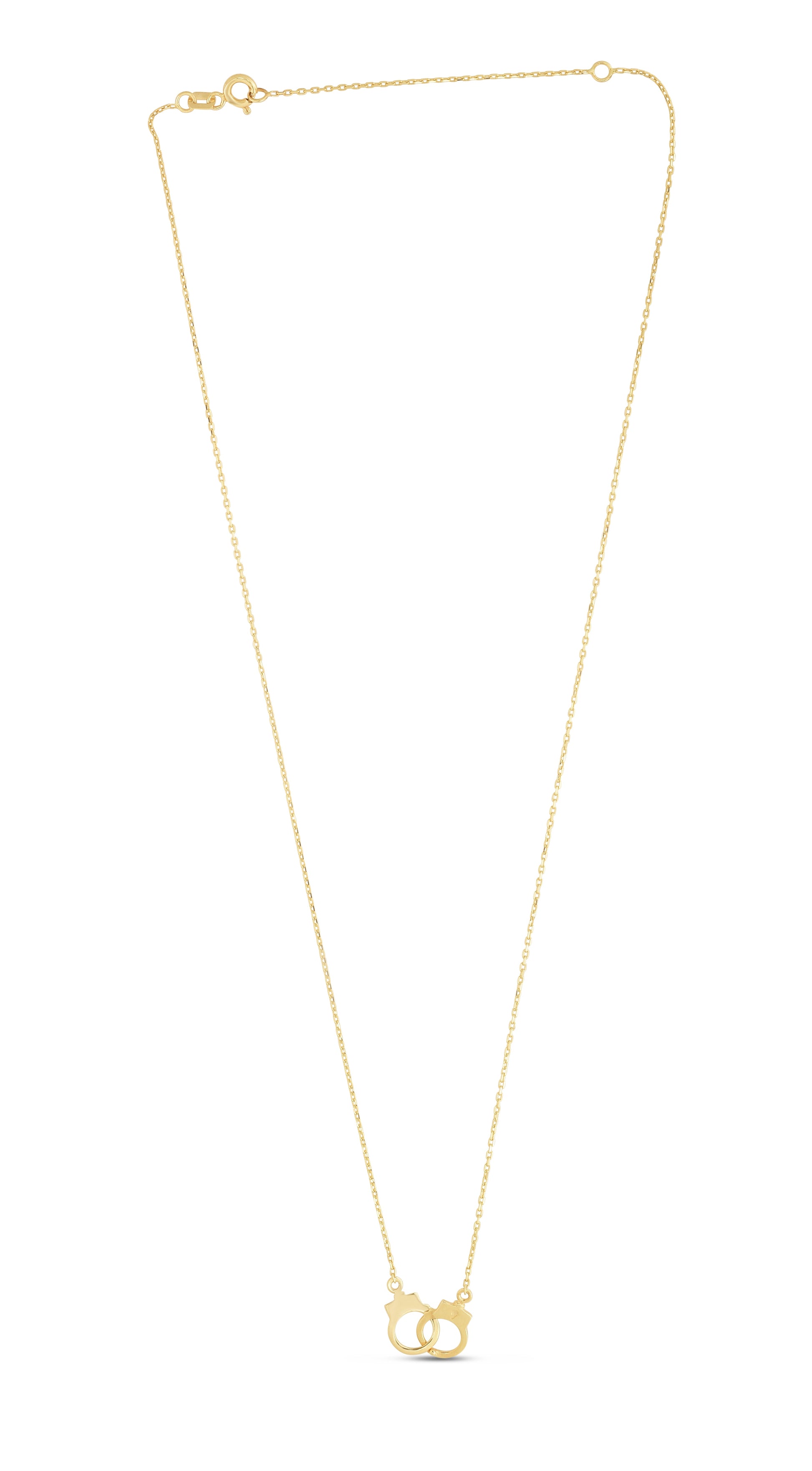 Royal Chain 14K Gold Handcuff Necklace RC14085