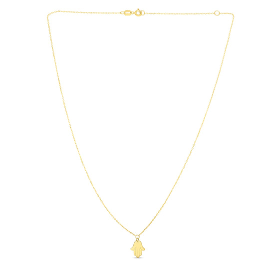 Royal Chain 14K Gold Hamsa Necklace RC1547