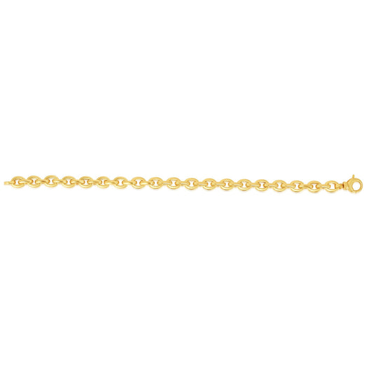 Royal Chain 14K Gold Polished Oval Rolo Inspired Link Chain RC1873