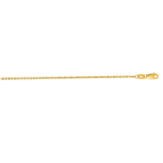 Royal Chain 14K Gold 1.5mm Lite Forsantina Chain RCAB40