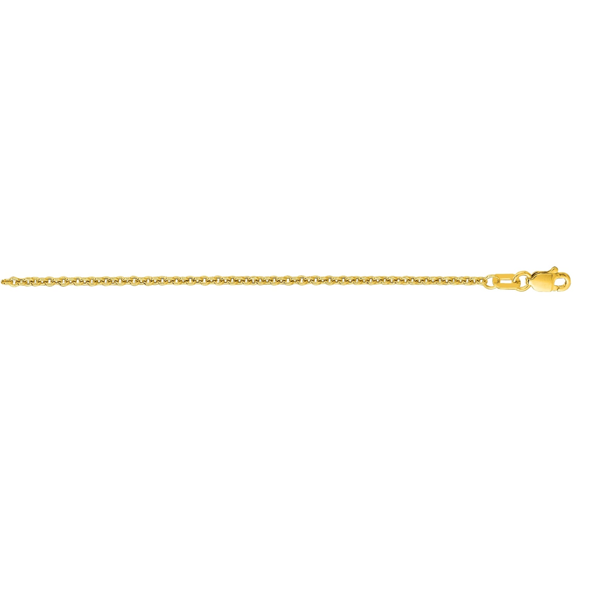 Royal Chain 14K Gold 1.8mm Lite Forsantina Chain RCAB50
