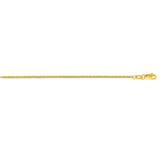 Royal Chain 14K Gold 1.8mm Lite Forsantina Chain RCAB50