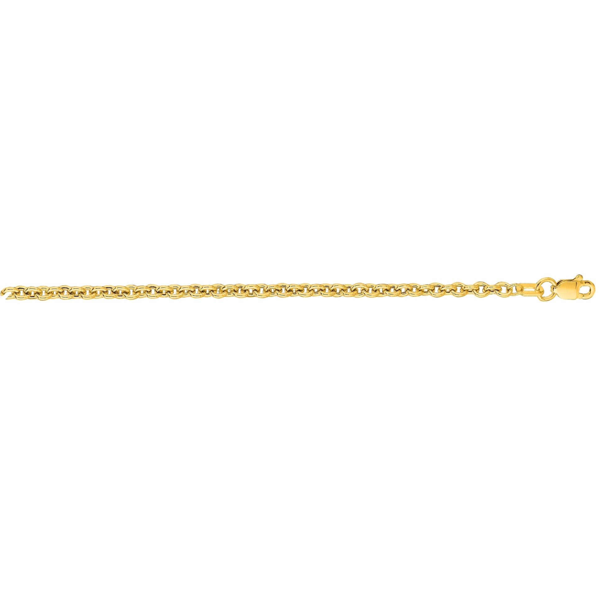 Royal Chain 14K Gold 2.9mm Lite Forsantina Chain RCAB80