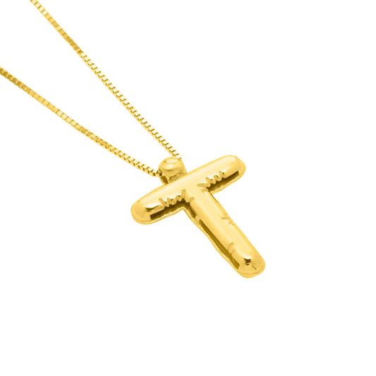 Royal Chain 14K Helium Initial T Pendant RCT15461