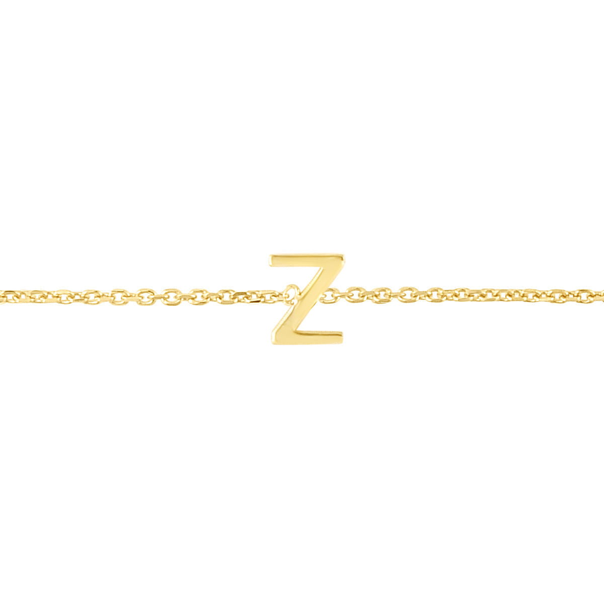Royal Chain 14K Mini Initial Z Necklace RCZ13324