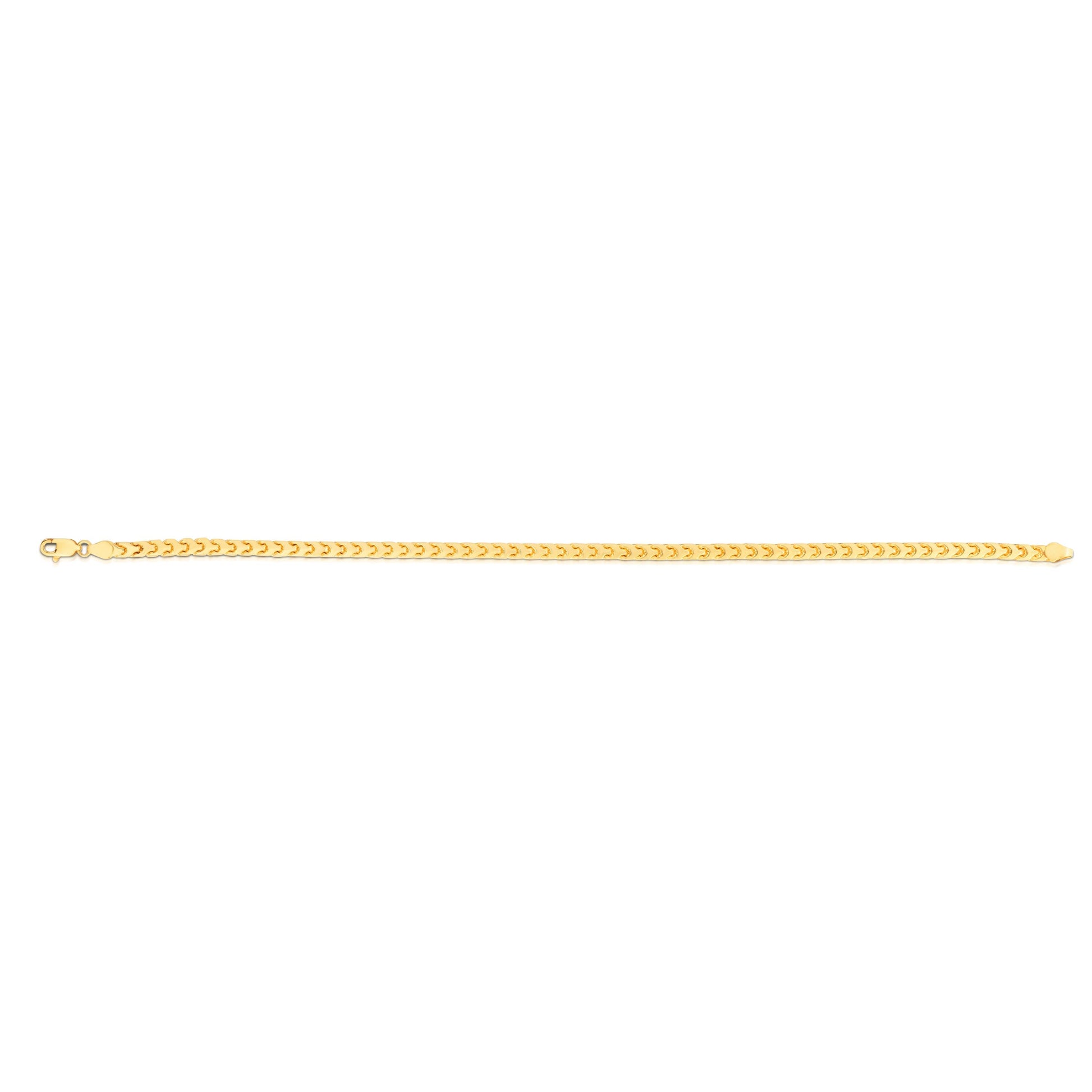 Royal Chain 14K Gold 3.1mm Diamond Cut Round Franco Chain RDFR100