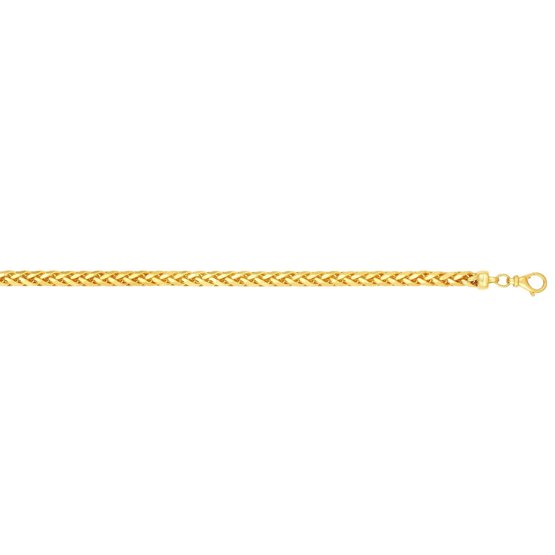 Royal Chain 14K Gold 4mm Diamond Cut Round Franco Chain RDFR125